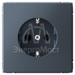 Розетка ArtGallery 16А с заземл. со шторками быстрозажим. клем. механизм грифель SE GAL000745S