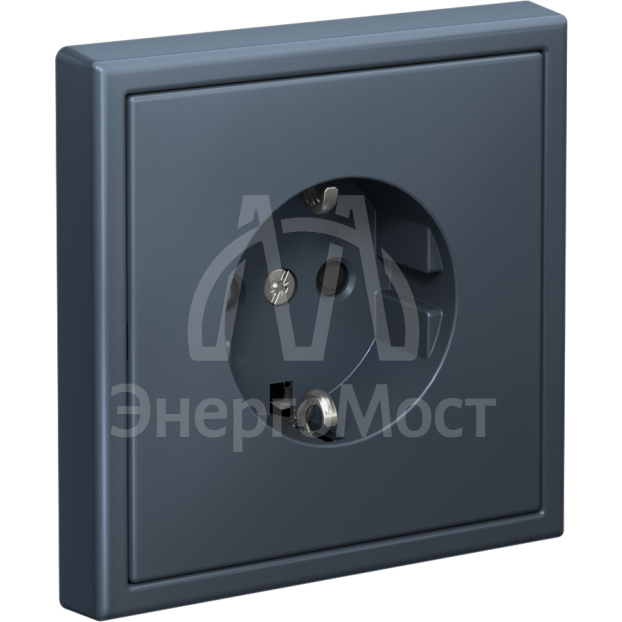 Розетка ArtGallery 16А с заземл. со шторками быстрозажим. клем. механизм грифель SE GAL000745S