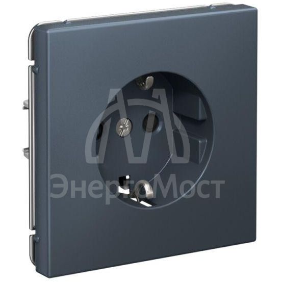 Розетка ArtGallery 16А с заземл. со шторками быстрозажим. клем. механизм грифель SE GAL000745S