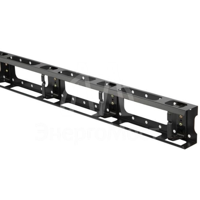 Организатор CMV-42U-ML каб. верт. металл с крышкой 42U для шкафов TTC/TSC шир. 800мм черн. Hyperline 30835