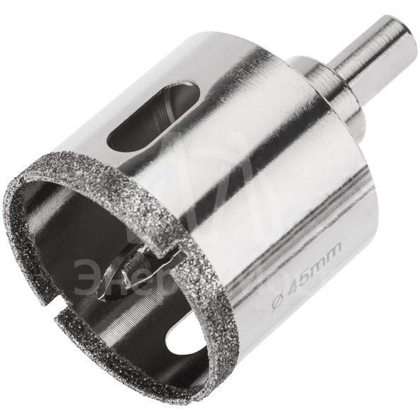 Коронка алмазная 45мм с центровочным сверлом Kranz KR-92-0013