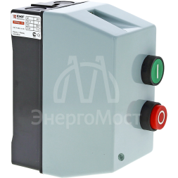 Пускатель магнитный КМЭ 9А 400В с РТЭ и индикатором PROxima в корп. IP65 EKF ctrp-r-9-400v-led