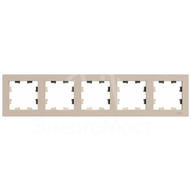 Рамка 5-пост. AtlasDesign универс. песочн. SE ATN001205