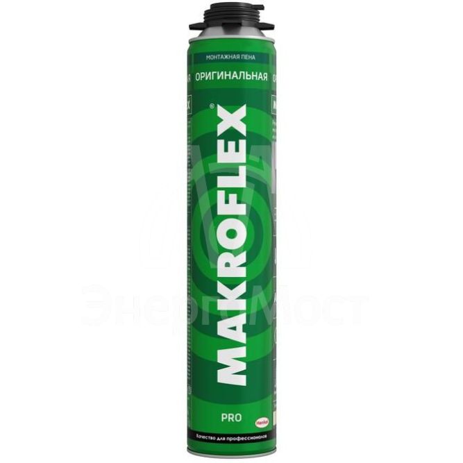 Пена монтажная ОРИГИНАЛЬНАЯ ПРО 750мл MAKROFLEX Б0048517