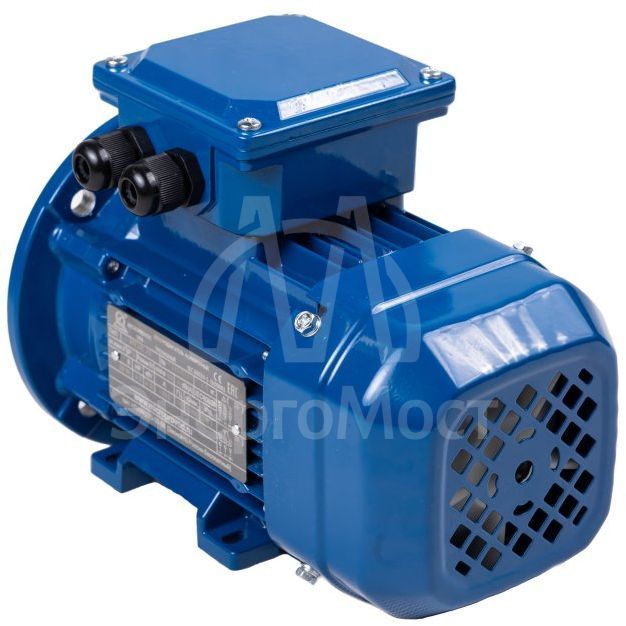Электродвигатель АИР 63 (0,25 кВт 1500 об/мин) А4 IM 2081 на лапах с фланцем
