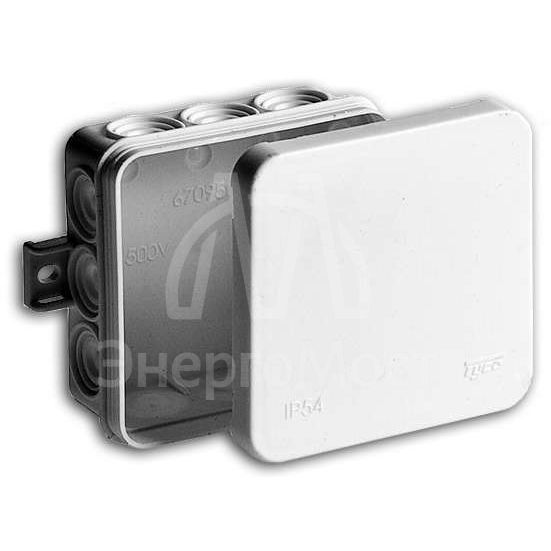 Коробка распределительная ОП 100х100х35мм 12 вводов IP54 бел. Ruvinil 67095Б