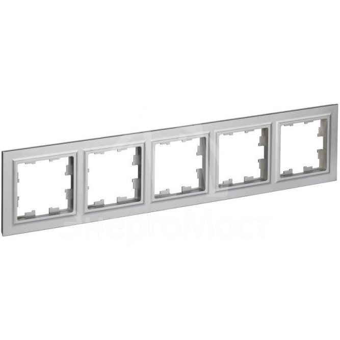 Рамка 5-м BRITE РУ-5-БрА алюм. IEK BR-M52-K47