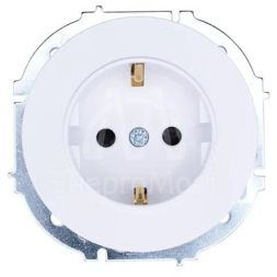 Розетка 1-м OSEN IP20 16А с защ. шторками ПБТ бел. LEZARD 743-0288-124B