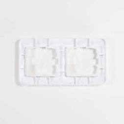 Рамка 2-м KARINA LIFE горизонт. жемчуж./бел. перламутр. LEZARD 708-3000-147