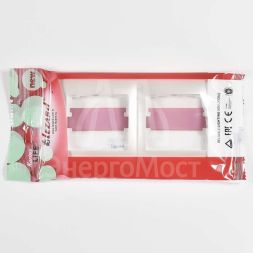 Рамка 2-м KARINA LIFE горизонт. жемчуж./бел. перламутр. LEZARD 708-3000-147