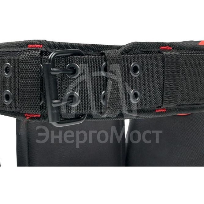 Сумка-пояс двухсекционная усиленная с двухшпеньковым ремнем С-12 Master EKF c-12