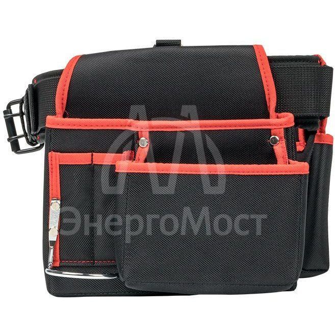 Сумка-пояс двухсекционная усиленная с двухшпеньковым ремнем С-12 Master EKF c-12