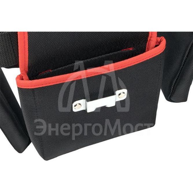 Сумка-пояс двухсекционная усиленная с двухшпеньковым ремнем С-12 Master EKF c-12