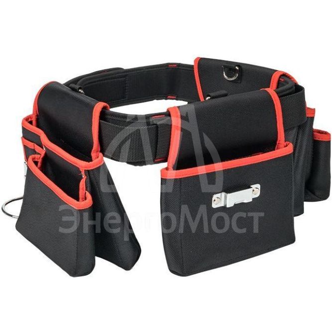 Сумка-пояс двухсекционная усиленная с двухшпеньковым ремнем С-12 Master EKF c-12