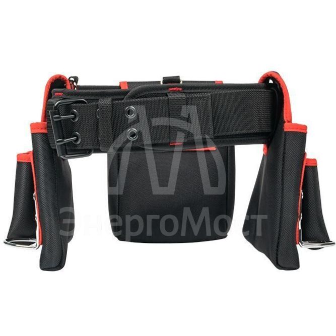 Сумка-пояс двухсекционная усиленная с двухшпеньковым ремнем С-12 Master EKF c-12