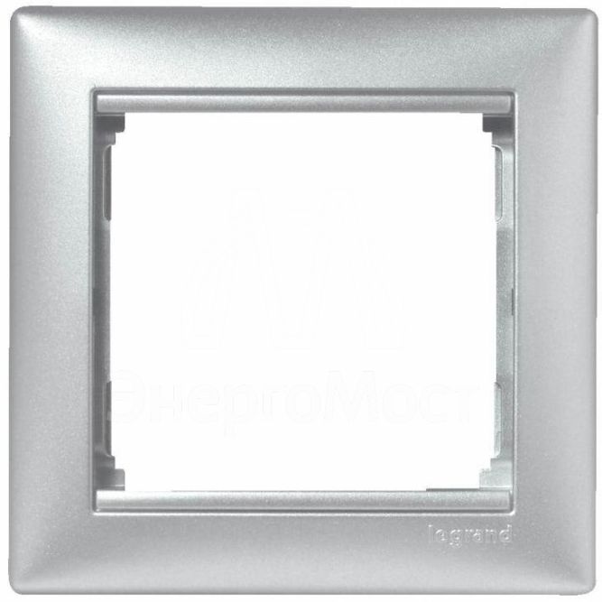 Рамка 1-м Valena алюм. Leg 770151