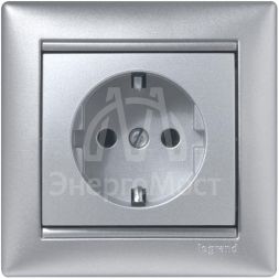 Рамка 1-м Valena алюм. Leg 770151