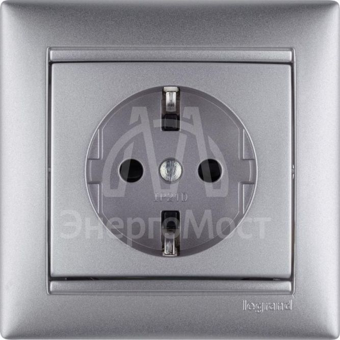 Рамка 1-м Valena алюм. Leg 770151