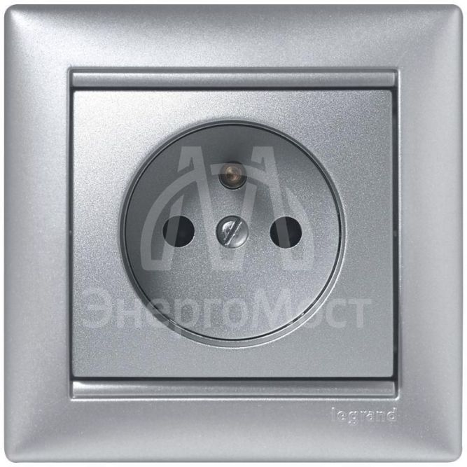 Рамка 1-м Valena алюм. Leg 770151