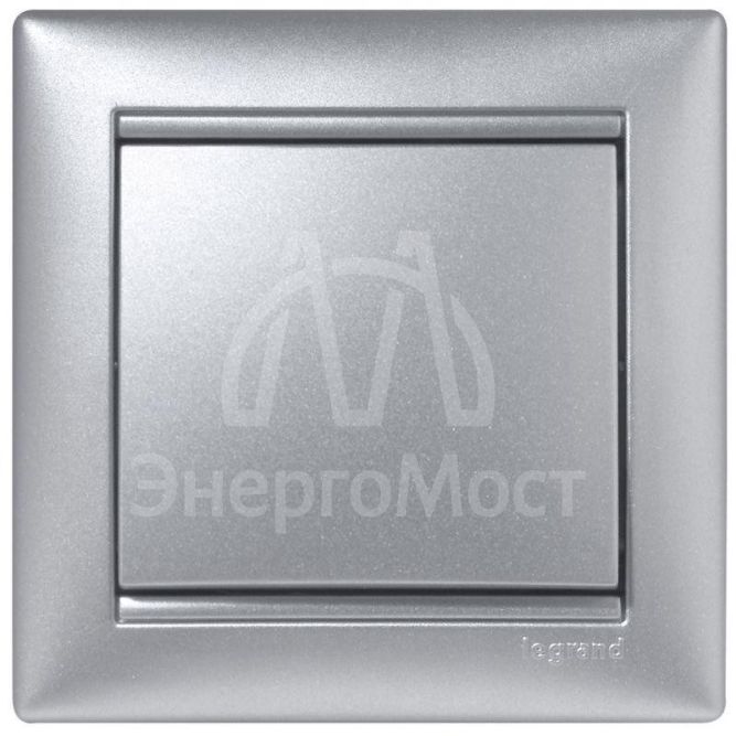 Рамка 1-м Valena алюм. Leg 770151