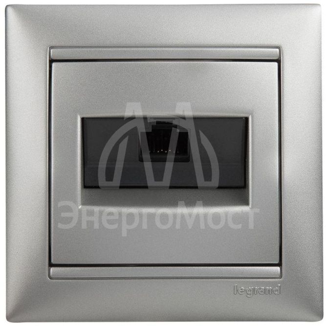 Рамка 1-м Valena алюм. Leg 770151