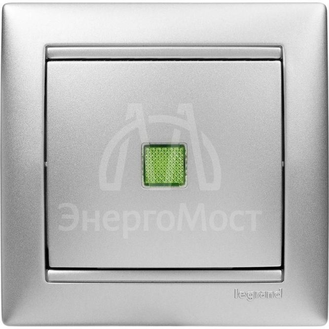 Рамка 1-м Valena алюм. Leg 770151