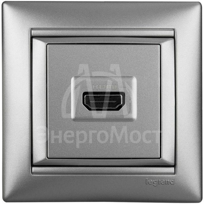 Рамка 1-м Valena алюм. Leg 770151