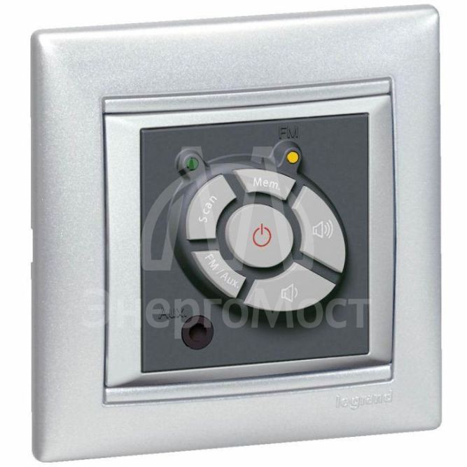 Рамка 1-м Valena алюм. Leg 770151