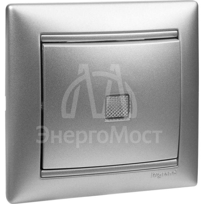 Рамка 1-м Valena алюм. Leg 770151