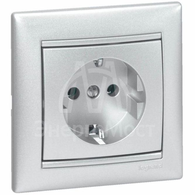 Рамка 1-м Valena алюм. Leg 770151