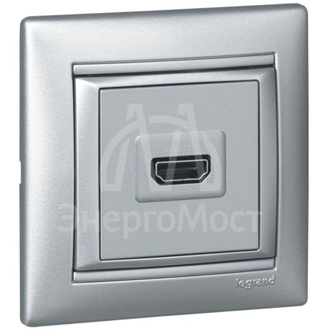 Рамка 1-м Valena алюм. Leg 770151