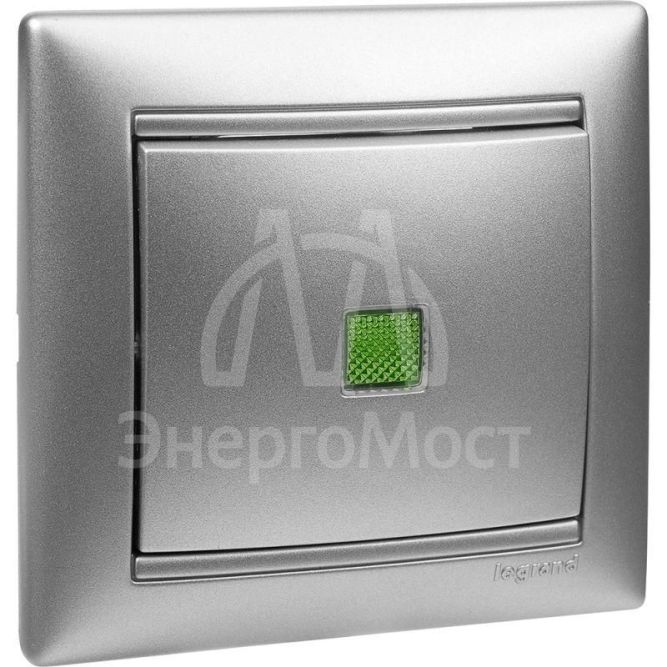 Рамка 1-м Valena алюм. Leg 770151