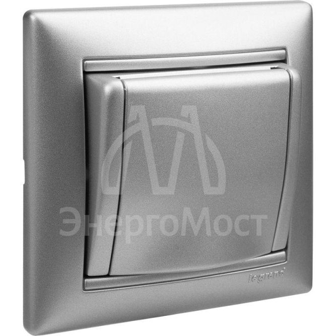 Рамка 1-м Valena алюм. Leg 770151