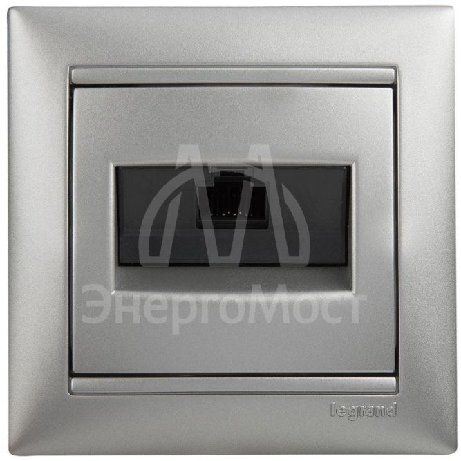 Рамка 1-м Valena алюм. Leg 770151