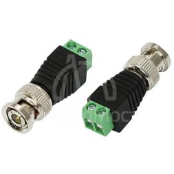 Разъем высокочастотный на кабель штекер BNC с клеммной колодкой блист. Rexant 06-0061-A