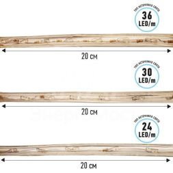 Шнур светодиодный Дюралайт фиксинг круглый 13мм 30Led/м 2Вт/м 220В IP54 тепл. бел. (уп.100м) NEON-NIGHT 121-126-6