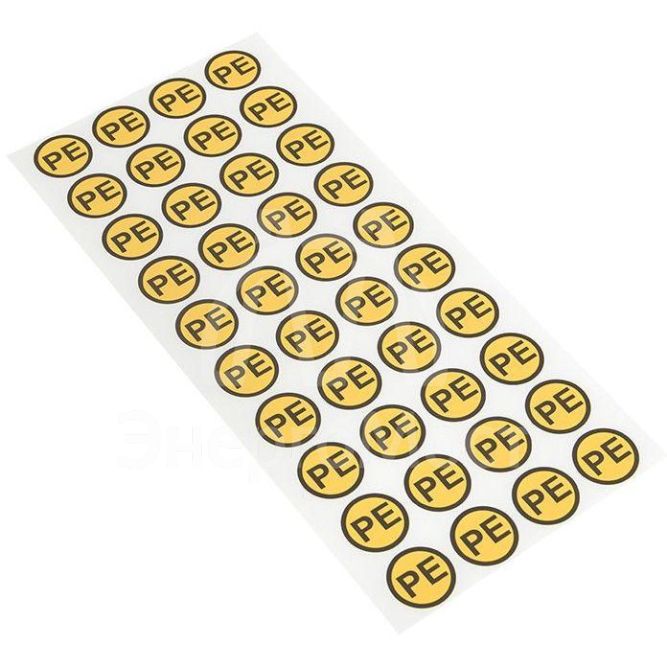 Наклейка PE d20мм EKF an-2-08