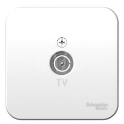 Розетка телевизионная TV ОП Blanca коннектор с изолир. пластиной бел. SE BLNTA000011