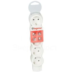 Колодка удлинителя 5х2К+З с заземл. 16А IP20 без шнура &#039;&#039;Стандарт&#039;&#039; Leg 695014