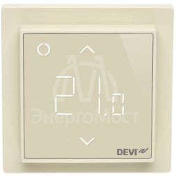 Терморегулятор интеллектуальный DEVIreg Smart с Wi-Fi 16А беж. DEVI 140F1142