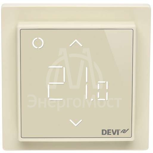 Терморегулятор интеллектуальный DEVIreg Smart с Wi-Fi 16А беж. DEVI 140F1142