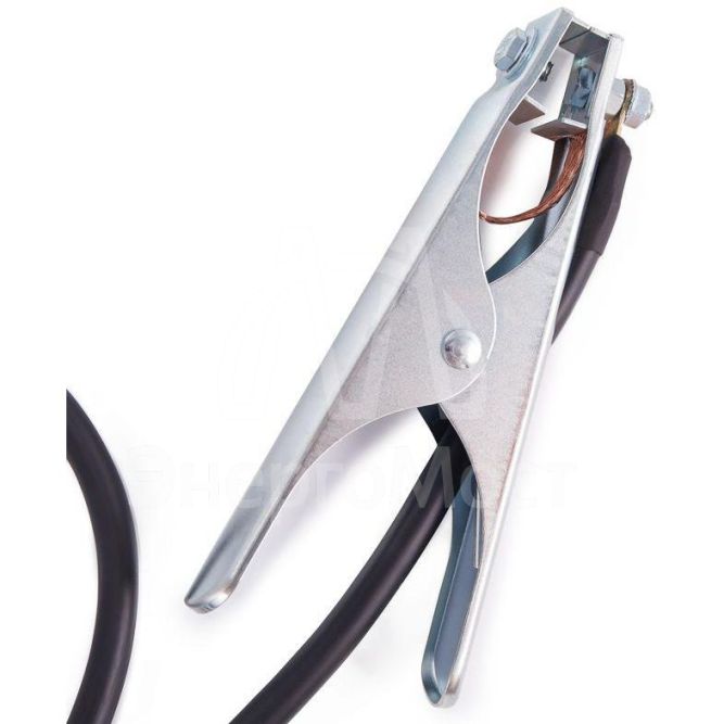 Кабель сварочный КГ 1х25 300А СКР 10-25 с клеммой заземления 3м Rexant 16-0764