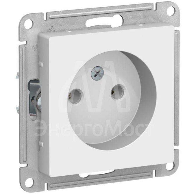 Розетка AtlasDesign без заземл. без шторок 16А механизм лотос SE ATN001341
