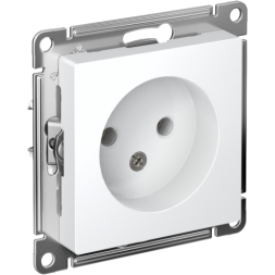 Розетка AtlasDesign без заземл. без шторок 16А механизм лотос SE ATN001341