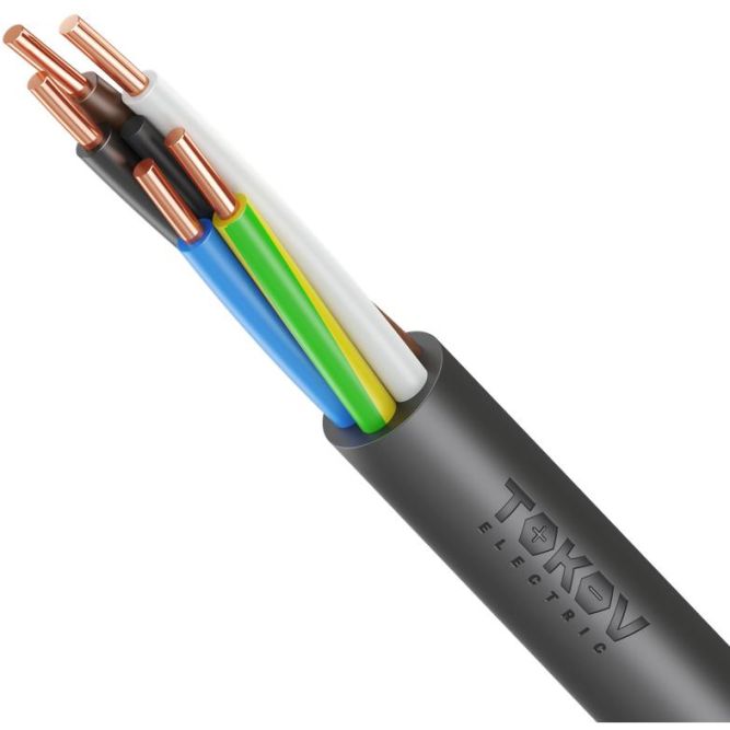 Кабель TOKOV ELECTRIC ВВГнг(А)-LS 5х2.5 ОК (N PE) 0.66кВ (уп.100м) УТ000028599