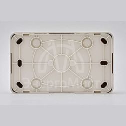 Розетка 2-м ОП VIOLA с заземл. крем. LEZARD 751-0300-127