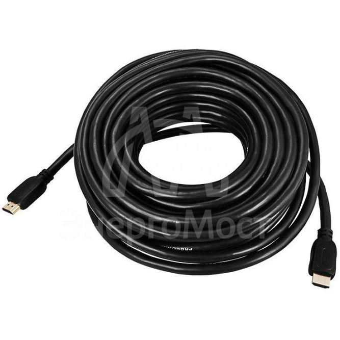 Шнур HDMI - HDMI gold 15м с фильтрами (PE bag) PROCONNECT 17-6209-6