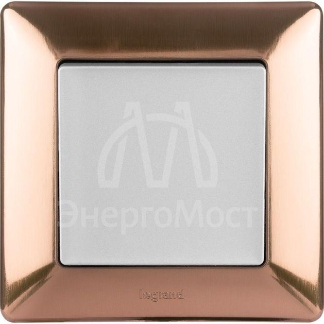 Механизм выключателя 1-кл. СП Valena Life 10А IP20 250В 10AX с лиц. панелью безвинт. зажимы алюм. Leg 752601