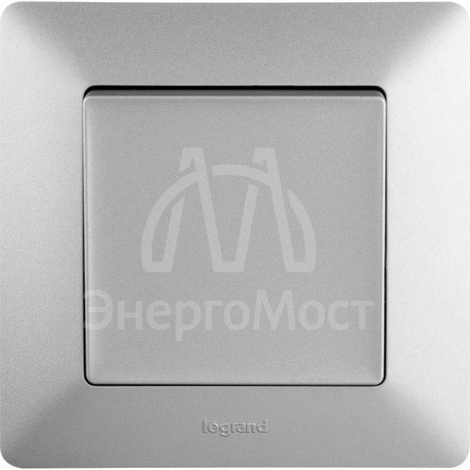 Механизм выключателя 1-кл. СП Valena Life 10А IP20 250В 10AX с лиц. панелью безвинт. зажимы алюм. Leg 752601