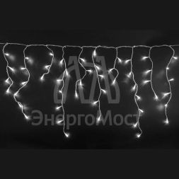 Гирлянда &amp;quot;Бахрома&amp;quot; OIC100LSE-W-T-I4 100 бел. светодиодов 2x0.56м 20нитей 24/56/32/48см соединяемая до 20шт уличная SHLights OIC100LSE-W-T-I4